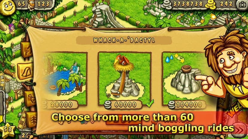 Prehistoric Fun Park Builder screenshot 2 - screenshot