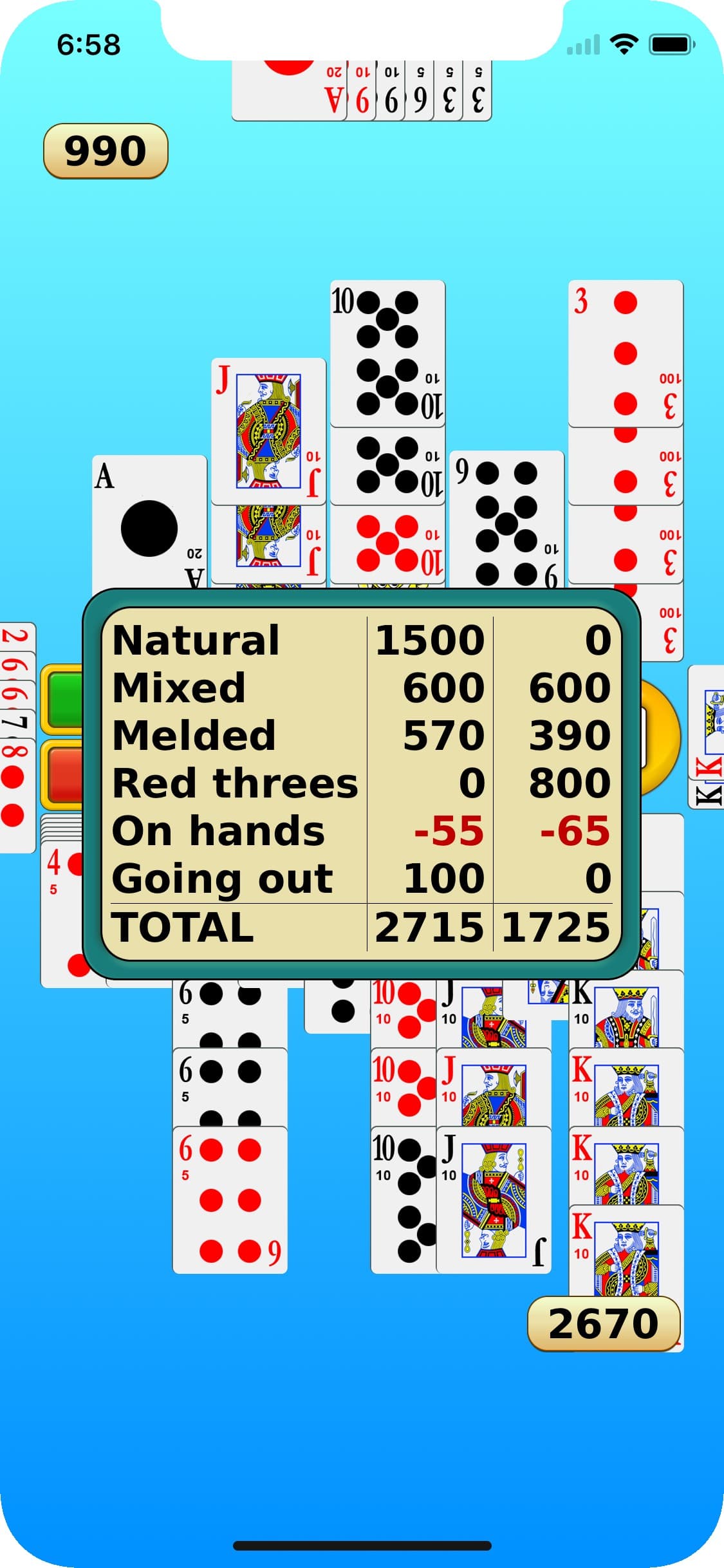 Canasta - Online & offline screenshot 4 - screenshot