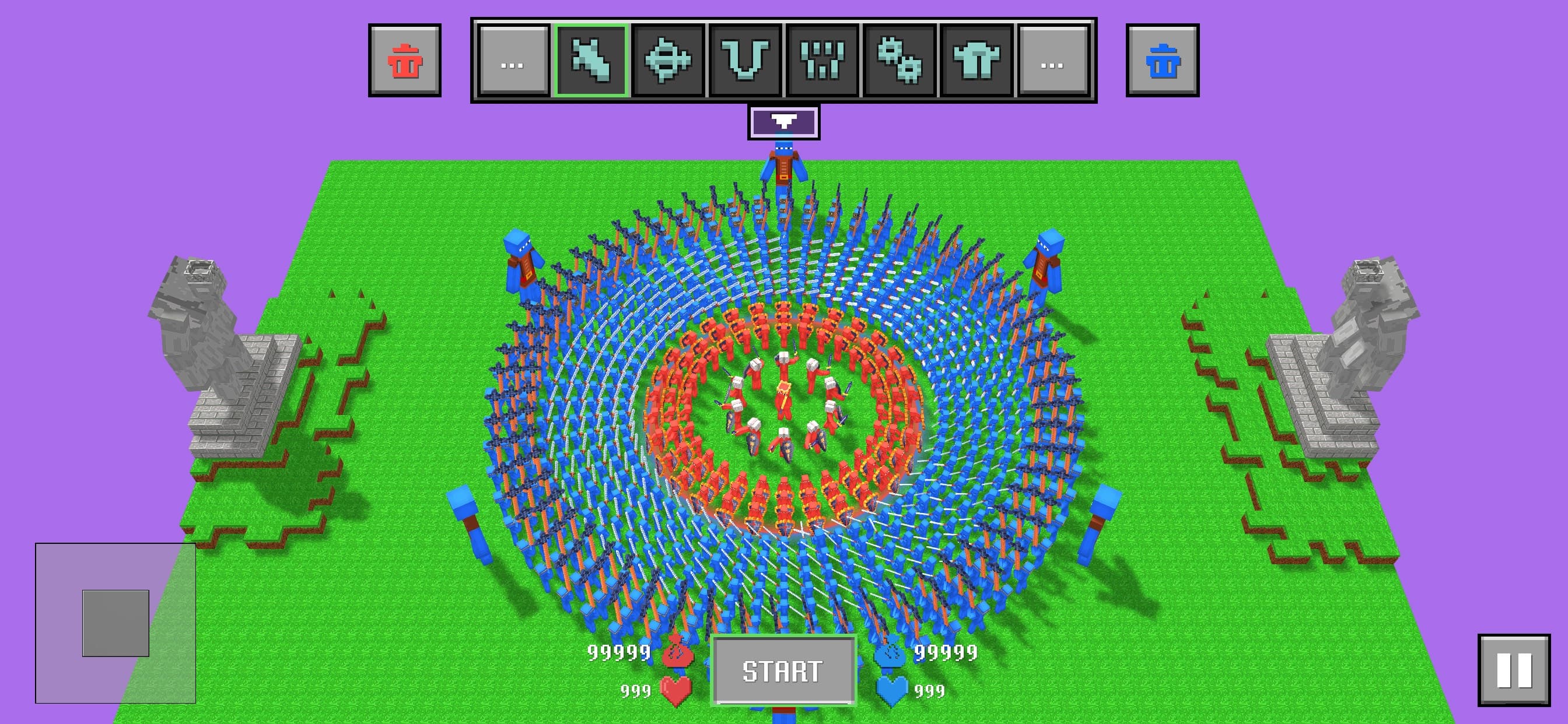 Blocky Ragdoll Battle screenshot 1 - screenshot