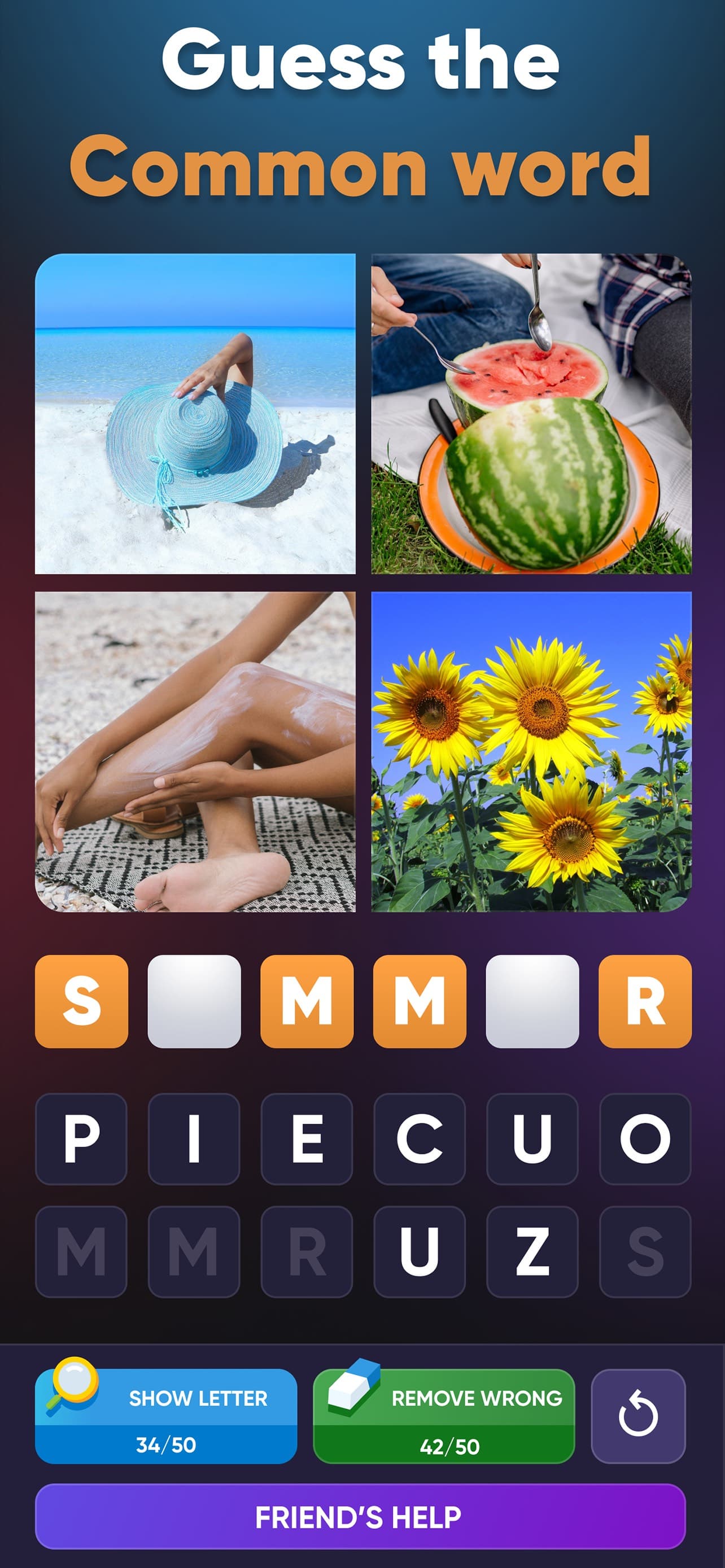 4 Pics - Word Association Game screenshot 1 - screenshot