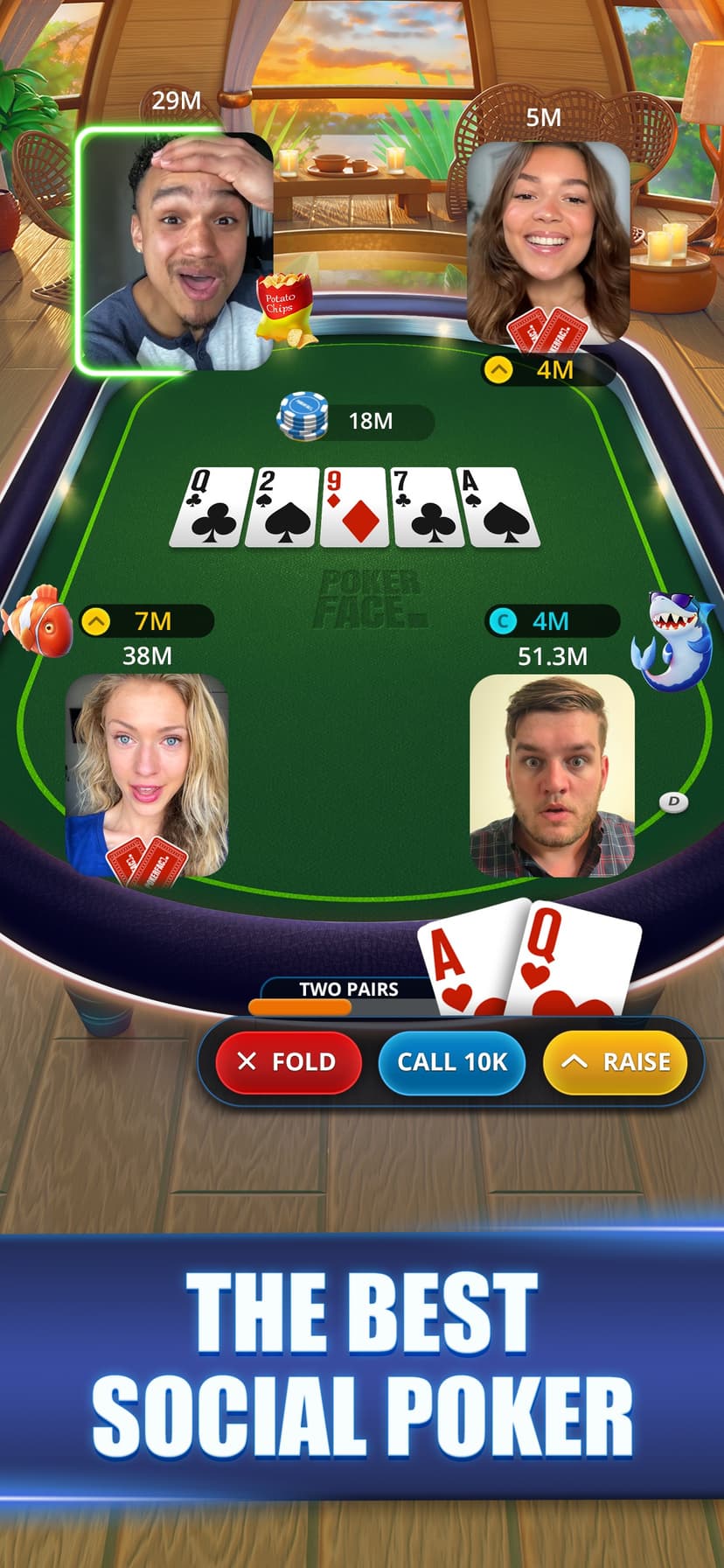 Poker Face: Texas Holdem Live screenshot 3 - screenshot