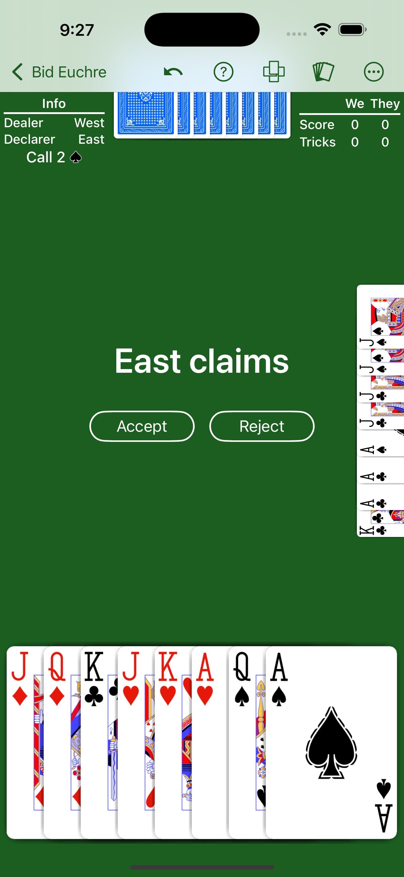 Bid Euchre - Expert AI screenshot 4 - screenshot
