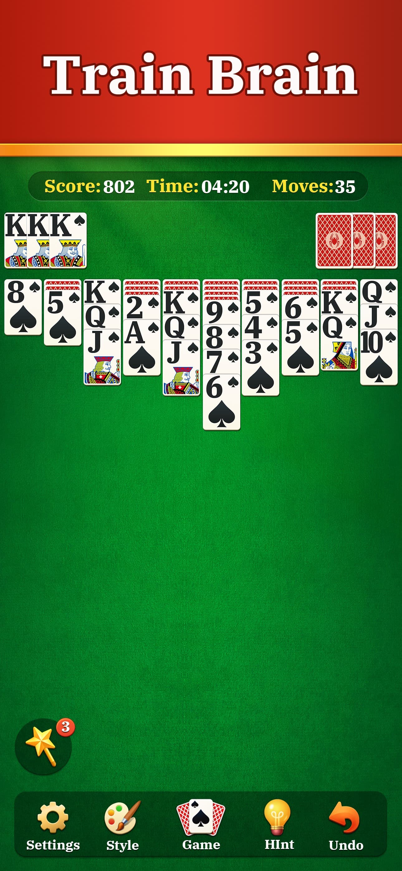 Spider Solitaire Zen Card Game screenshot 2 - screenshot