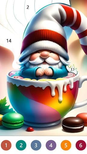 Fairytale Color by number game screenshot 1 - screenshot
