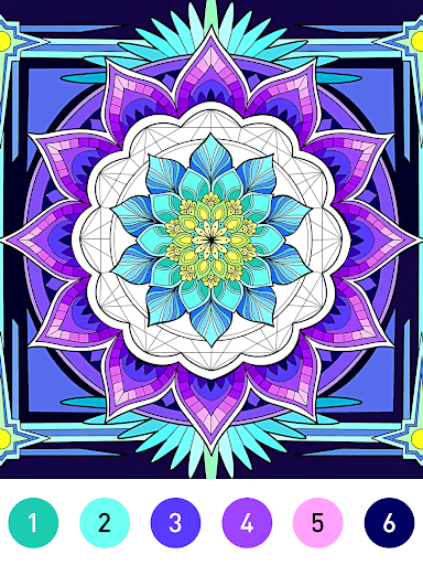 Mandala Color by Number Book screenshot 13 - screenshot