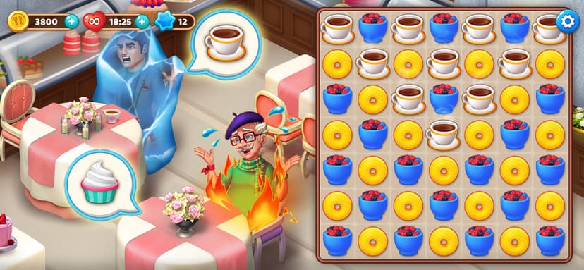 Manor Cafe - Match 3 Puzzle screenshot 4 - screenshot