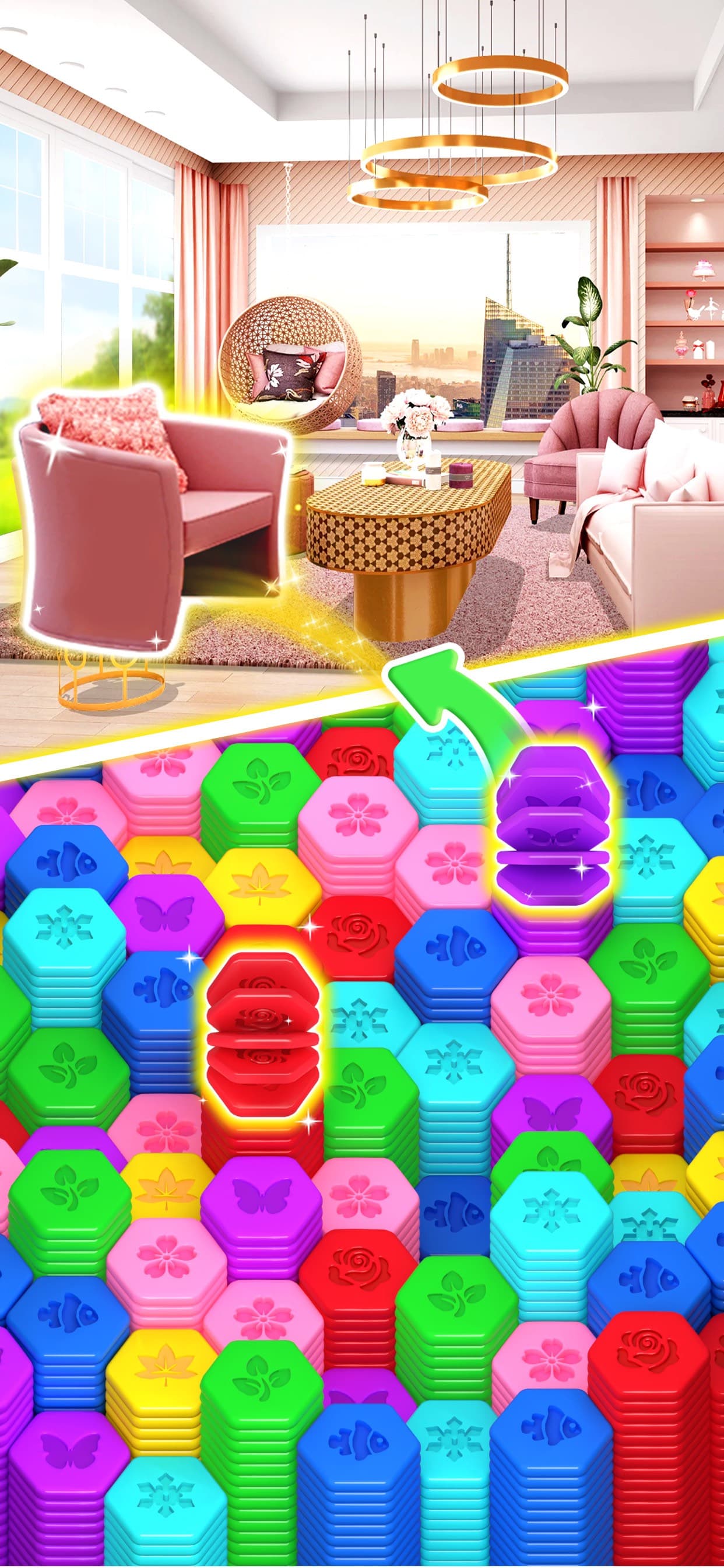 Hexa Up! screenshot 2 - screenshot