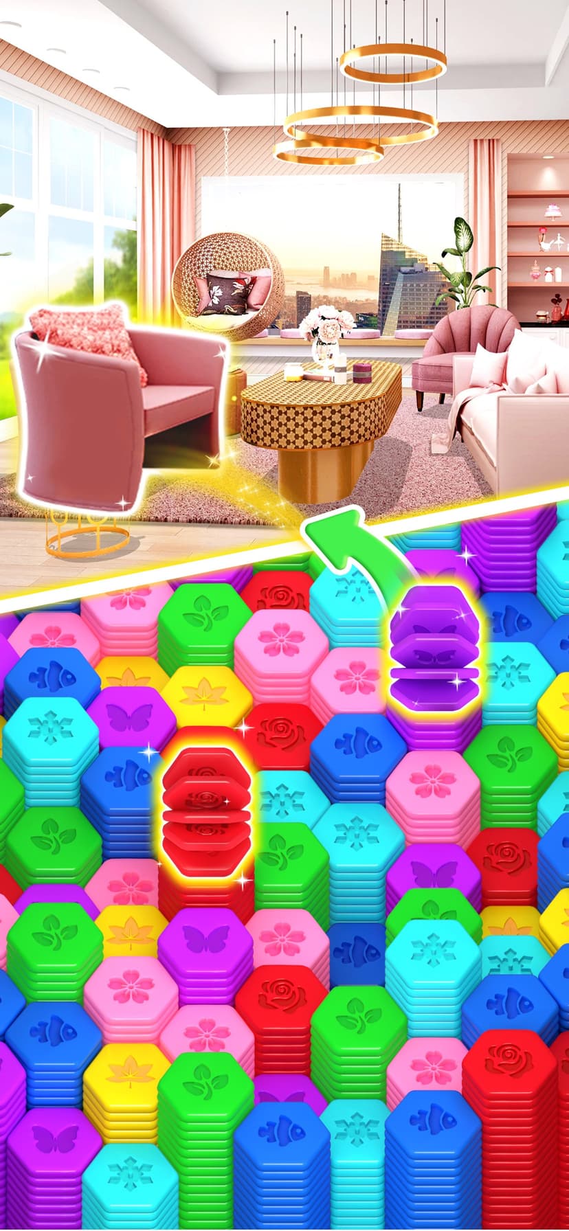 Hexa Up! screenshot 2 - screenshot