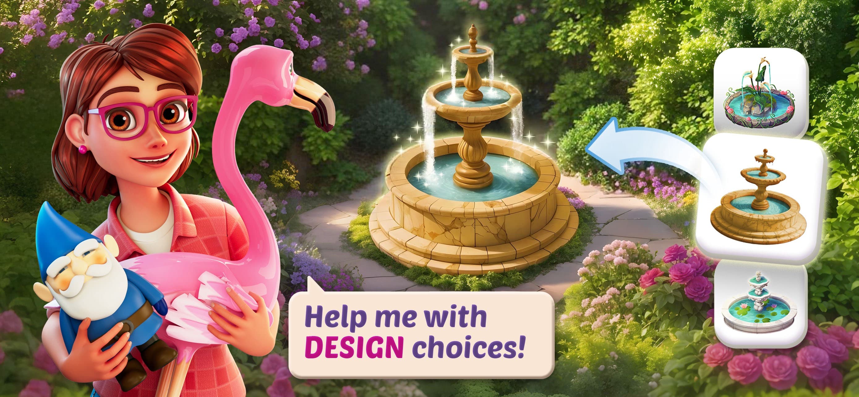 Lily’s Garden: Match & Design screenshot 3 - screenshot