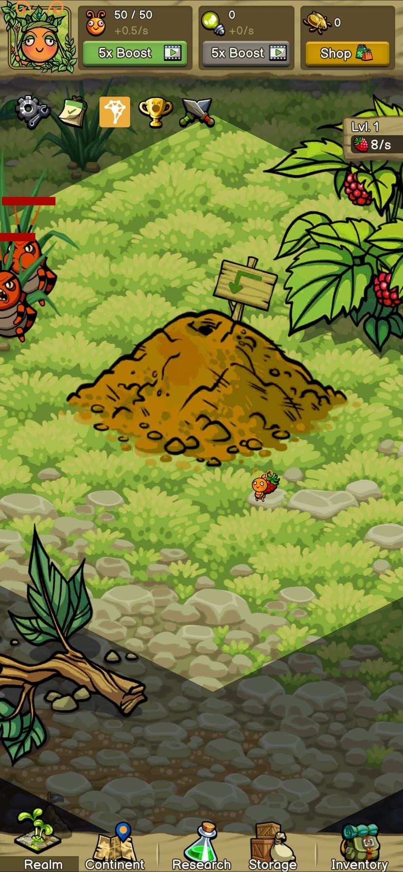 Idle Ant Colony - Sim Game screenshot 3 - screenshot