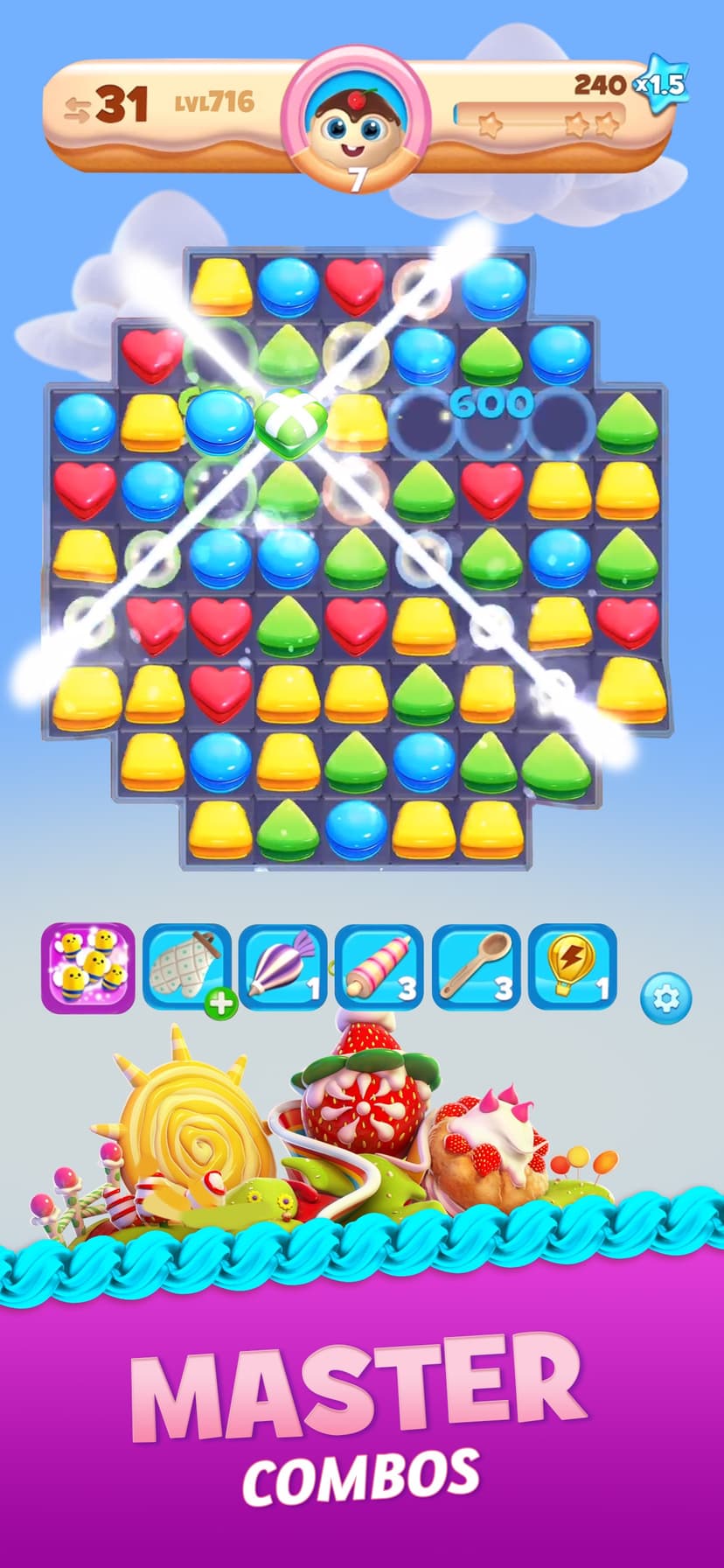 Cookie Jam Blast™ Match 3 Game screenshot 3 - screenshot