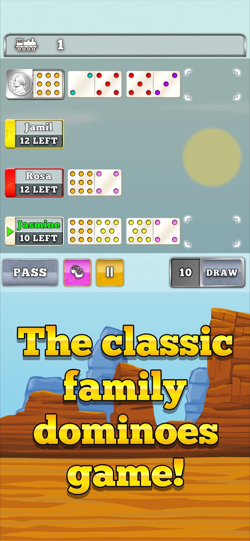 Mexican Train Dominoes Gold screenshot 1 - screenshot