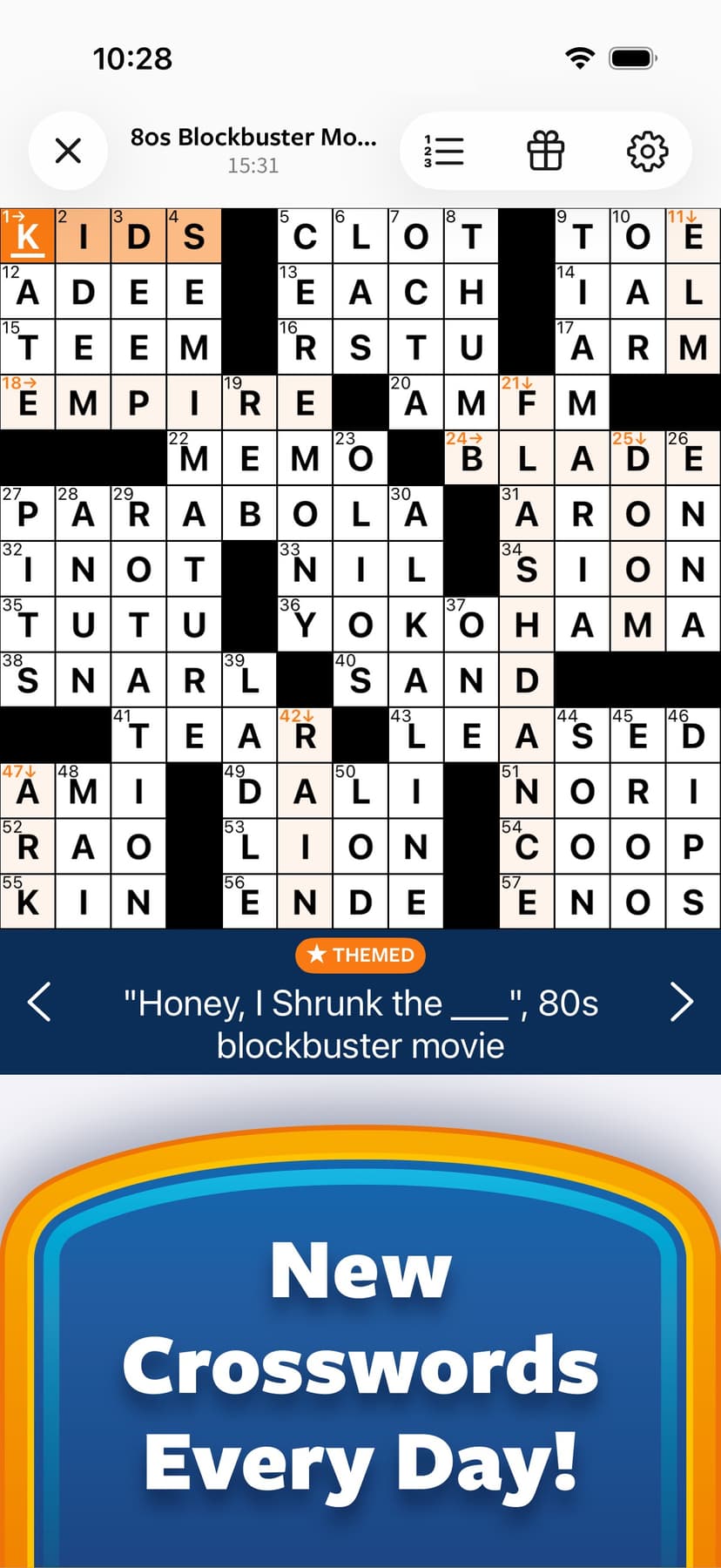 Crossword+ screenshot 1 - screenshot