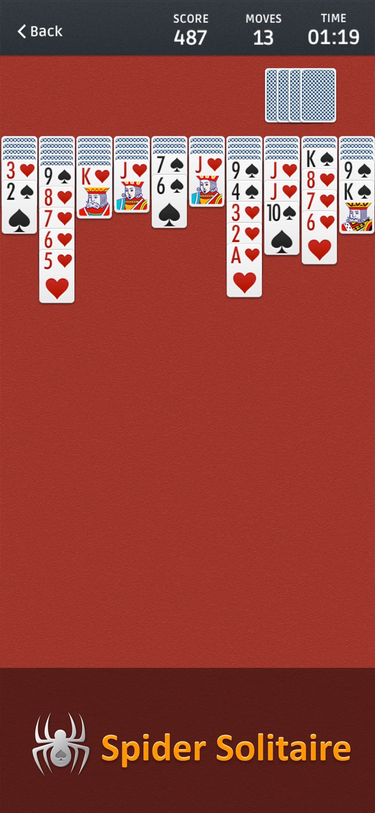 Spider Solitaire ∙ screenshot 1 - screenshot