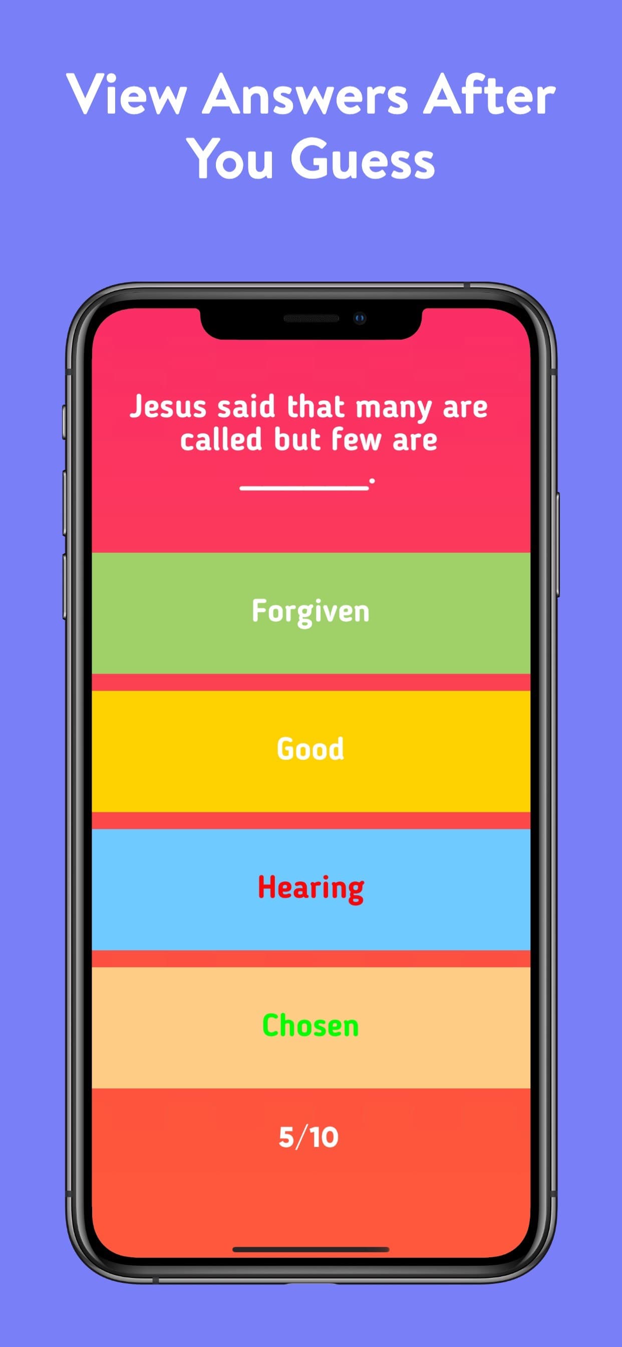 Bible Trivia Quiz - Fun Game screenshot 4 - screenshot