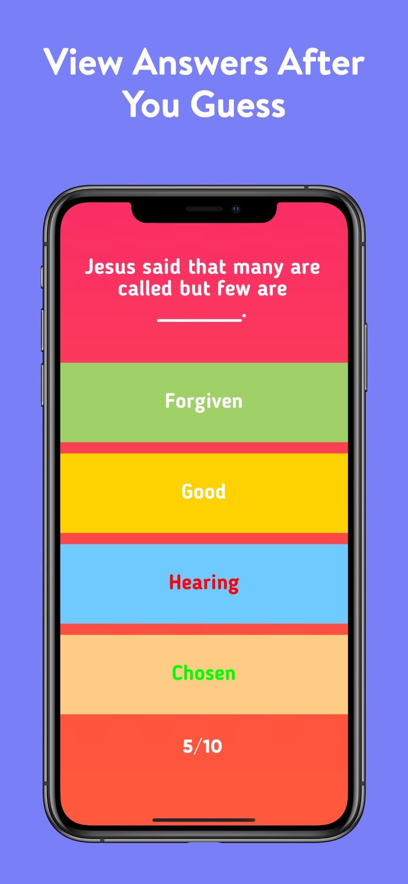 Bible Trivia Quiz - Fun Game screenshot 4 - screenshot