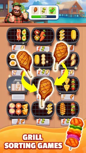 Grill Match - Food Sort Puzzle screenshot 1 - screenshot