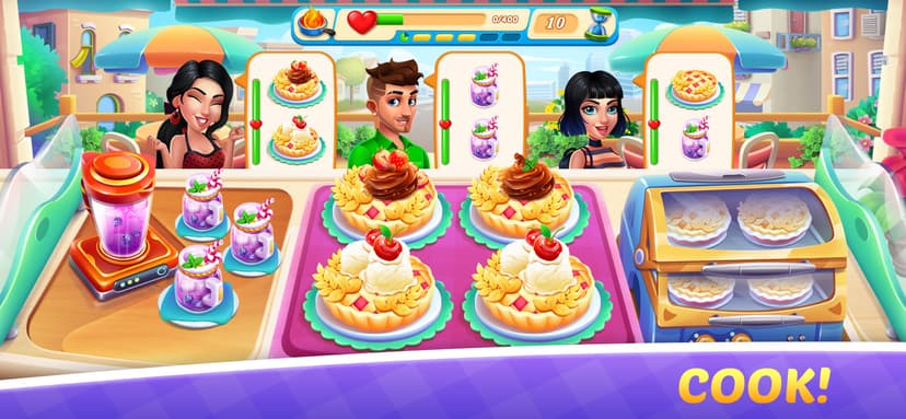 Cooking Train - Food Games screenshot 1 - screenshot