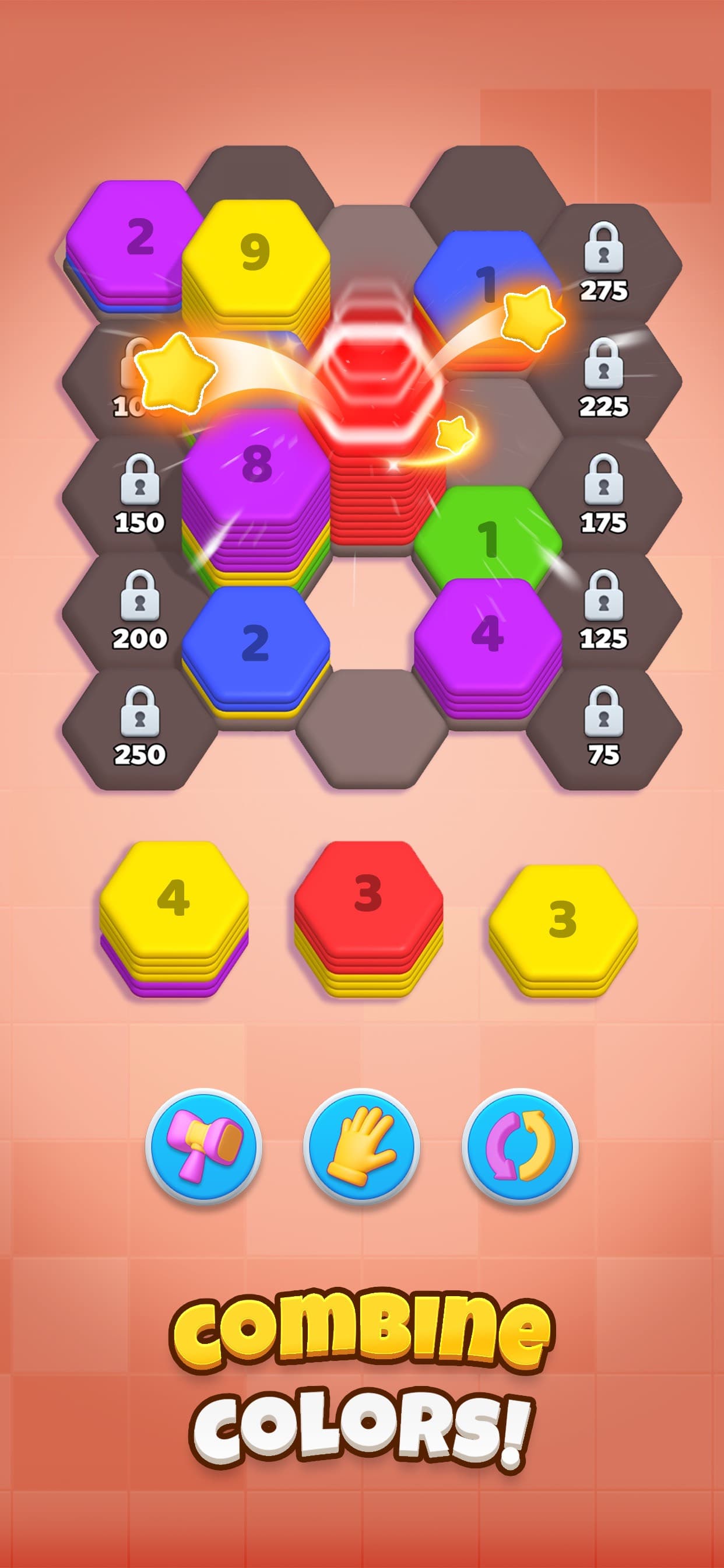Hexa Crush screenshot 3 - screenshot