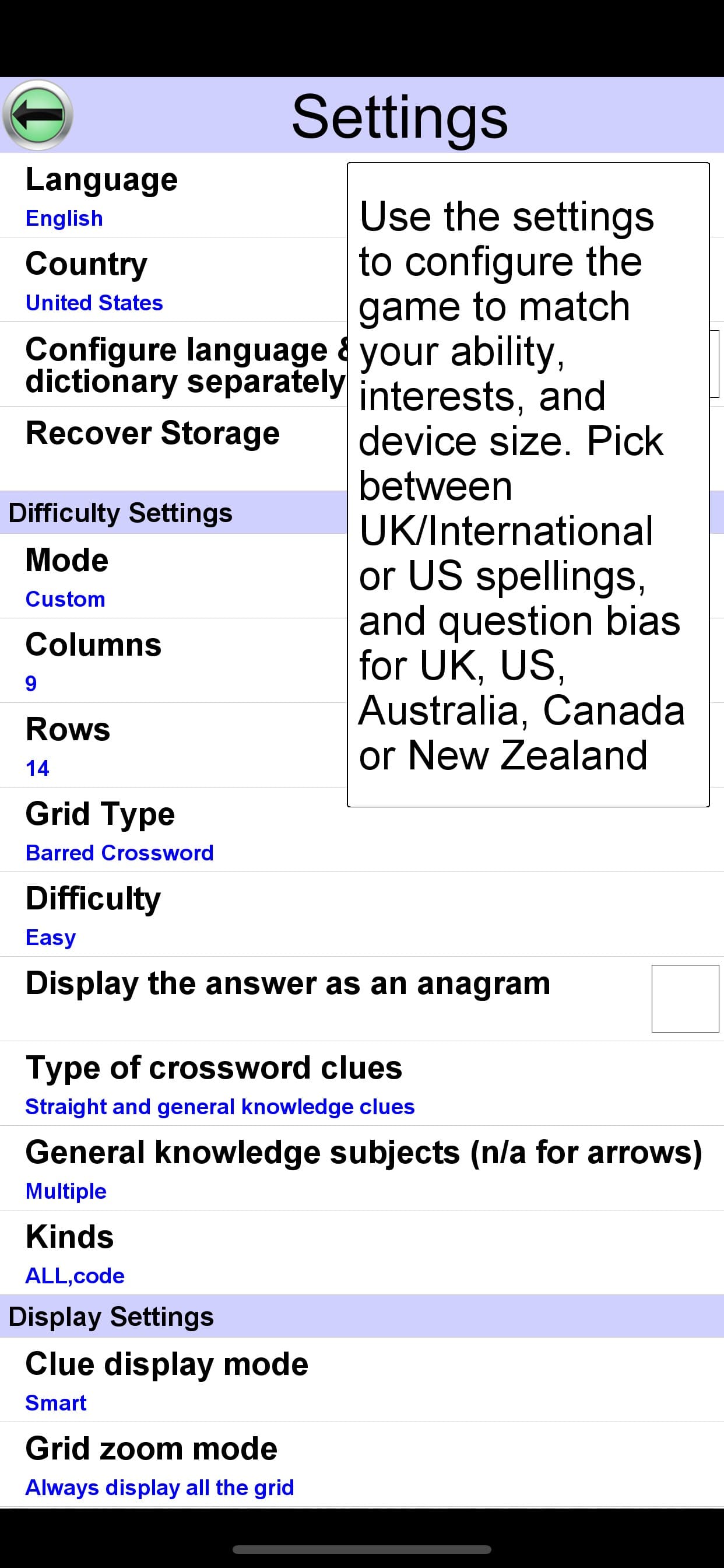 Crossword Unlimited screenshot 4 - screenshot