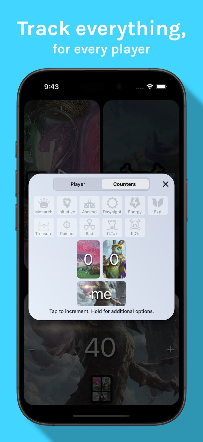 Lifetap Life Counter for MTG screenshot 2 - screenshot