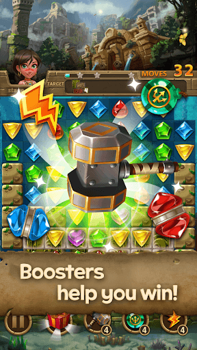 Jewels Atlantis: Puzzle game screenshot 3 - screenshot