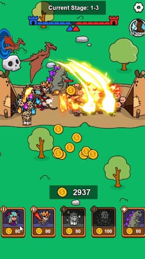 Warriors Saga - Evolution Game screenshot 2 - screenshot
