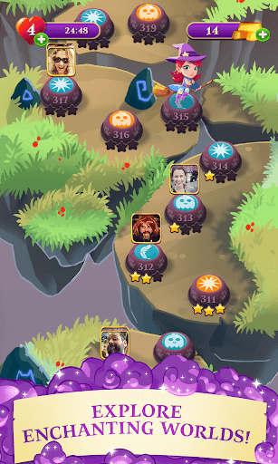 Bubble Witch 3 Saga screenshot 4 - screenshot