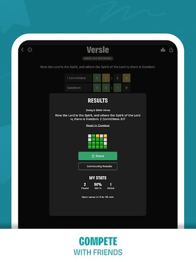 Versle | Daily Bible Game screenshot 14 - screenshot