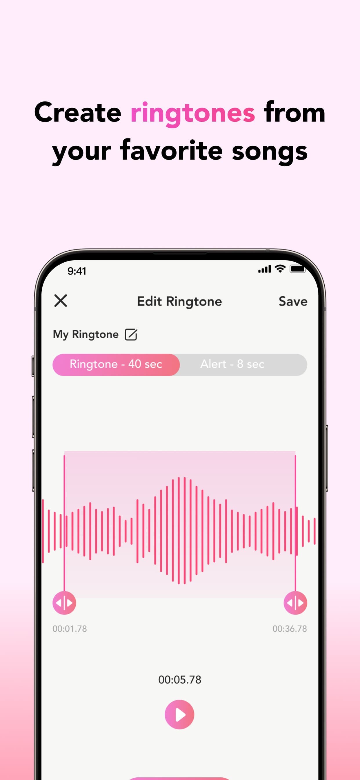 ClipTone: Ringtone & AI Cover screenshot 2 - screenshot