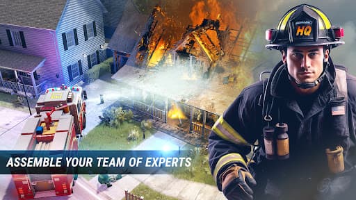 EMERGENCY HQ: firefighter game screenshot 1 - screenshot