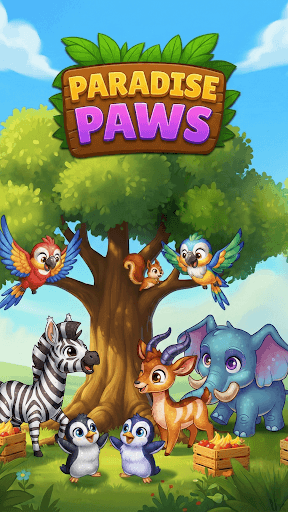 Paradise Paws: Merge Animals screenshot 1 - screenshot
