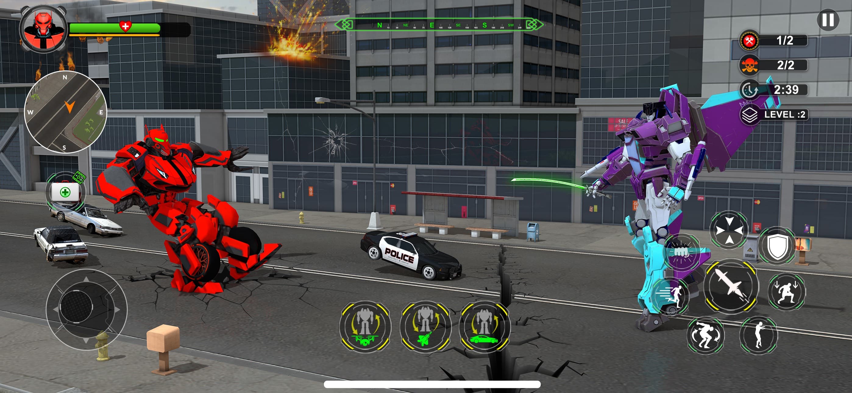 Monster Hero Fight City Rescue screenshot 3 - screenshot