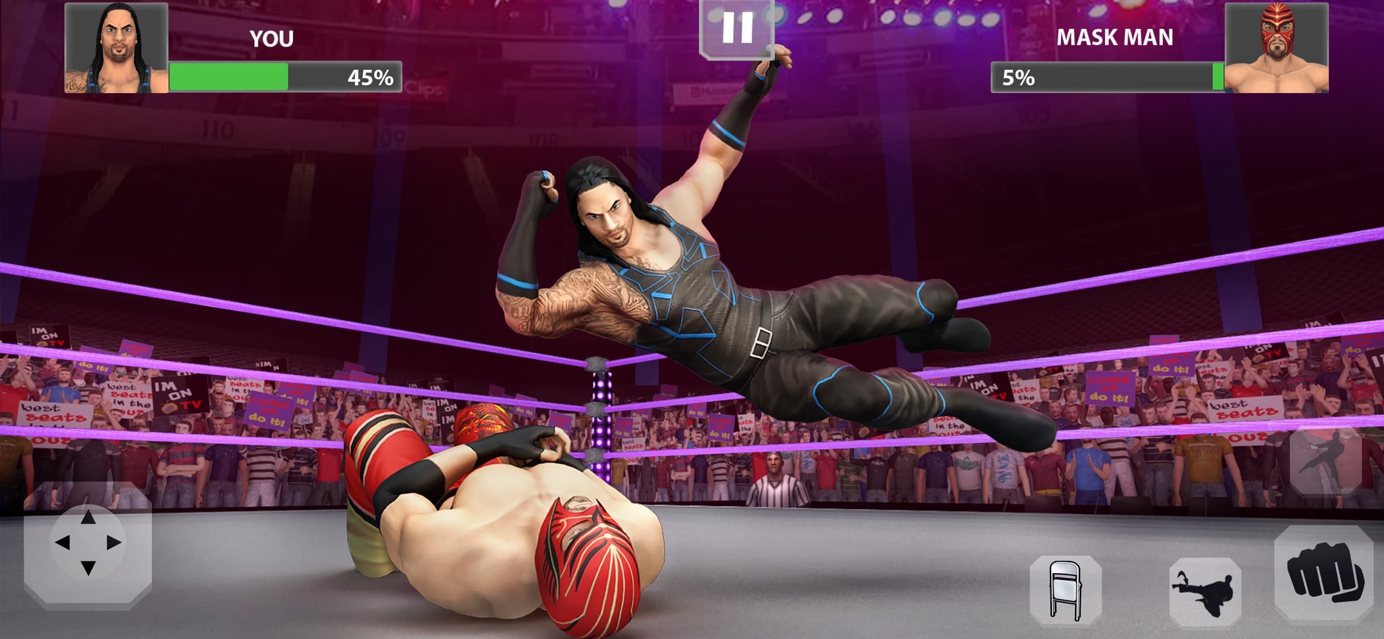 Wrestling Rumble: PRO Fighting screenshot 1 - screenshot
