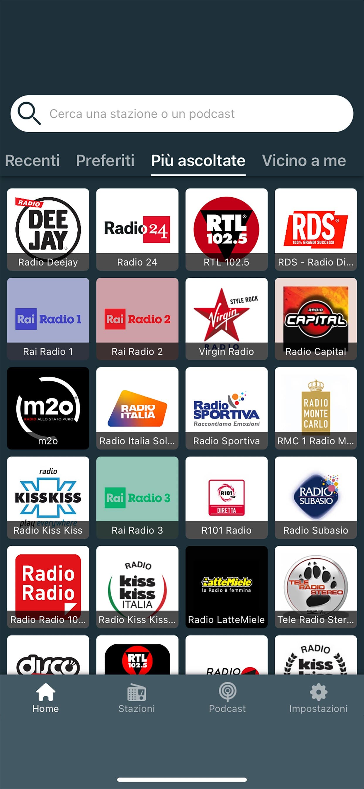 Radio FM Italia Online screenshot 1 - screenshot
