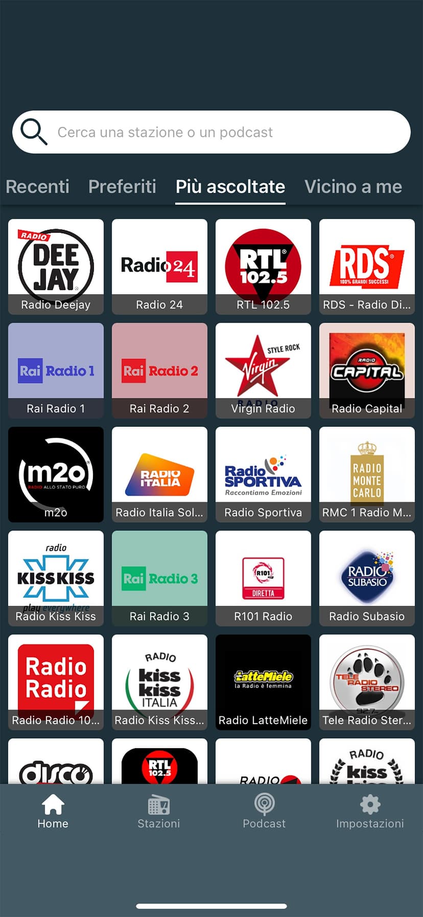 Radio FM Italia Online screenshot 1 - screenshot