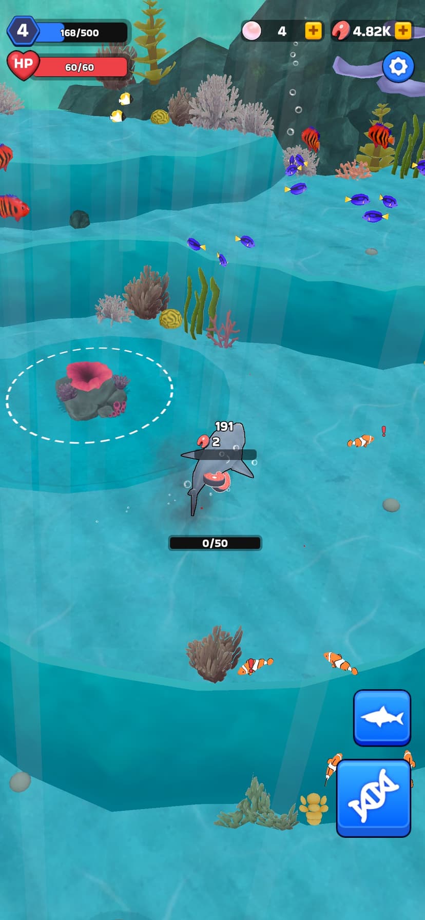 Shark Universe: Survival World screenshot 1 - screenshot