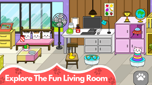 Tizi Cute Kitty: Pet Cat Games screenshot 2 - screenshot
