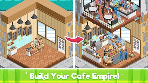 Idle Cafe Tycoon: Coffee Shop screenshot 1 - screenshot