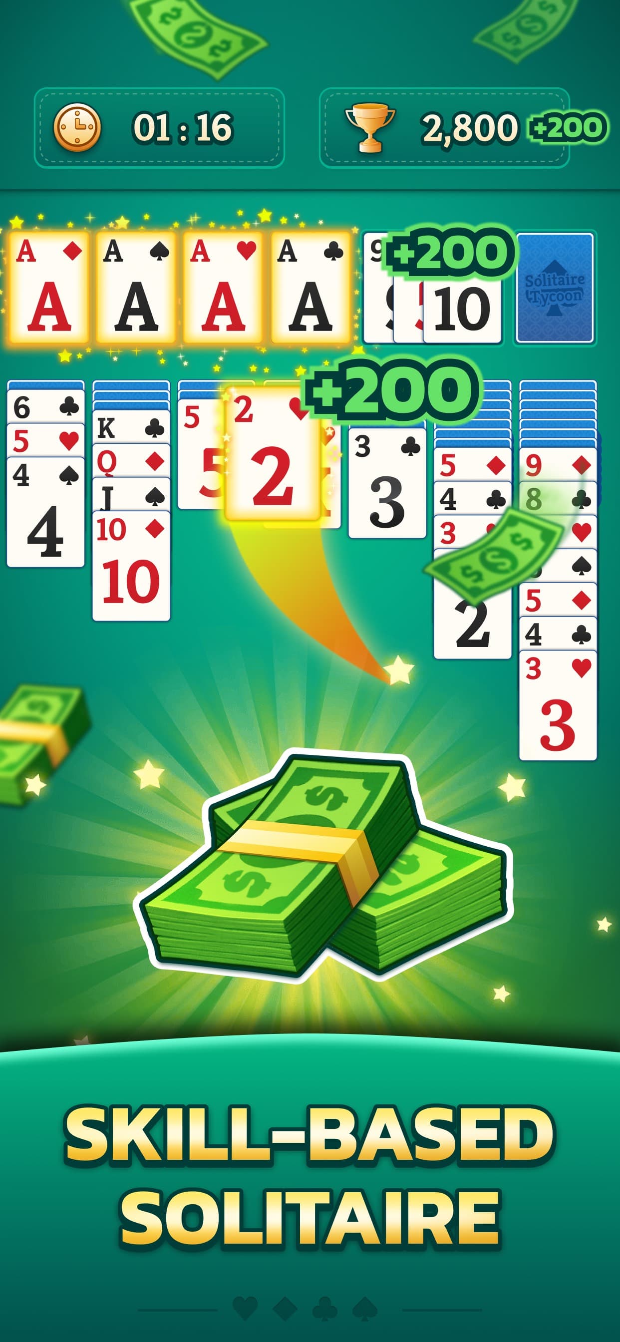 Solitaire Tycoon-Win Cash App screenshot 1 - screenshot