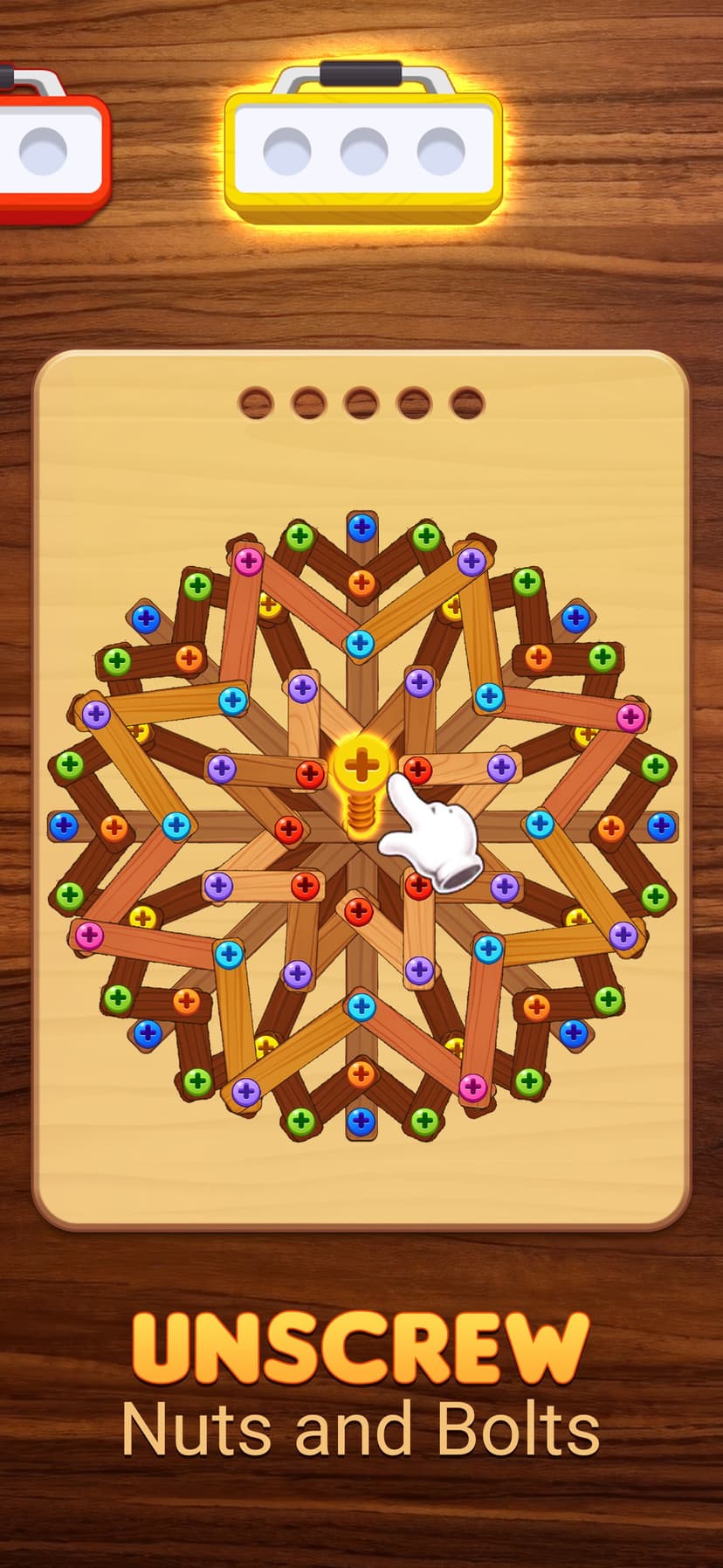 Woody Screw: Nut and Bolt Jam screenshot 1 - screenshot