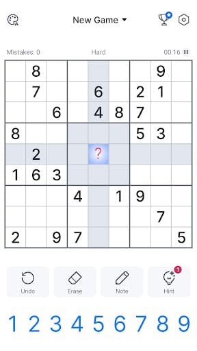 Sudoku - Classic Sudoku Puzzle screenshot 1 - screenshot