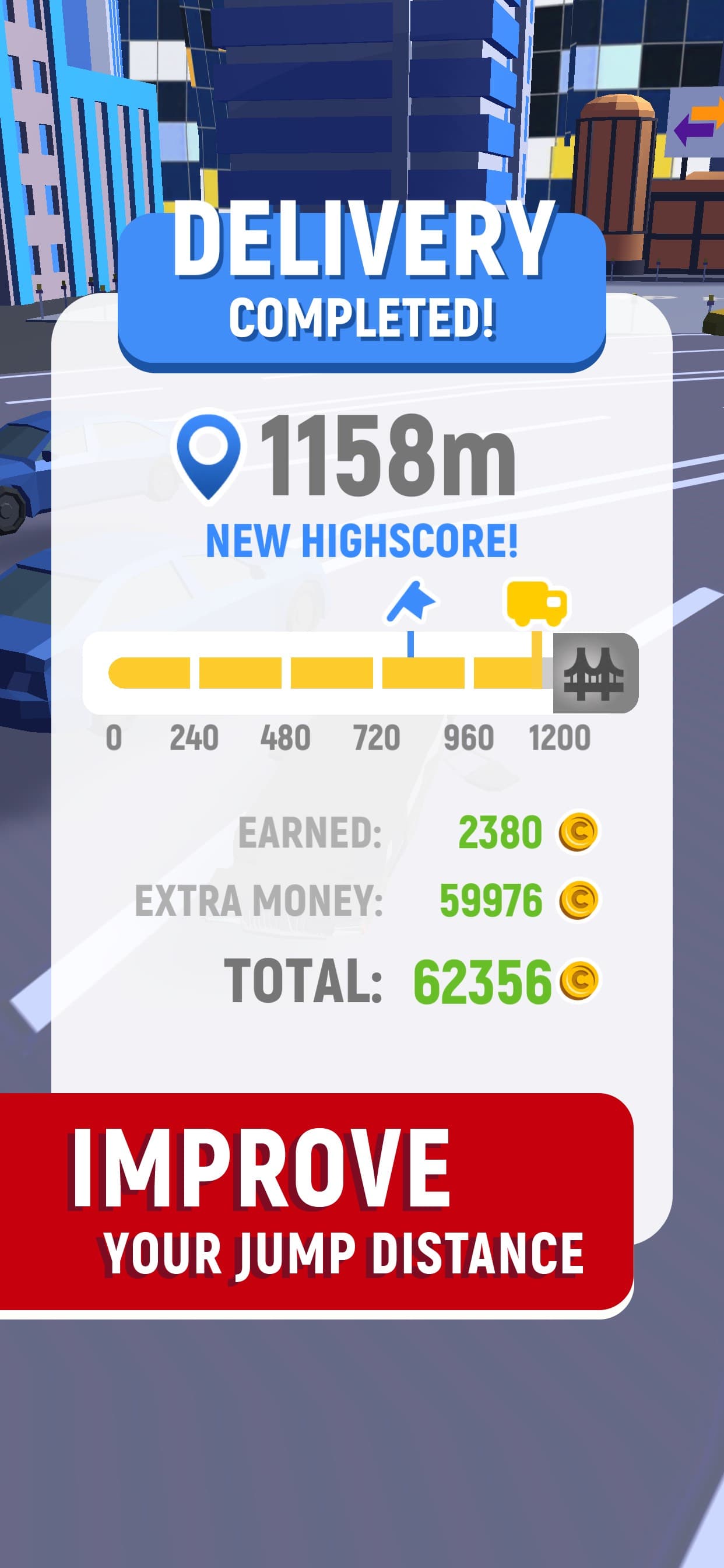 Crash Delivery: car jumping screenshot 7 - screenshot