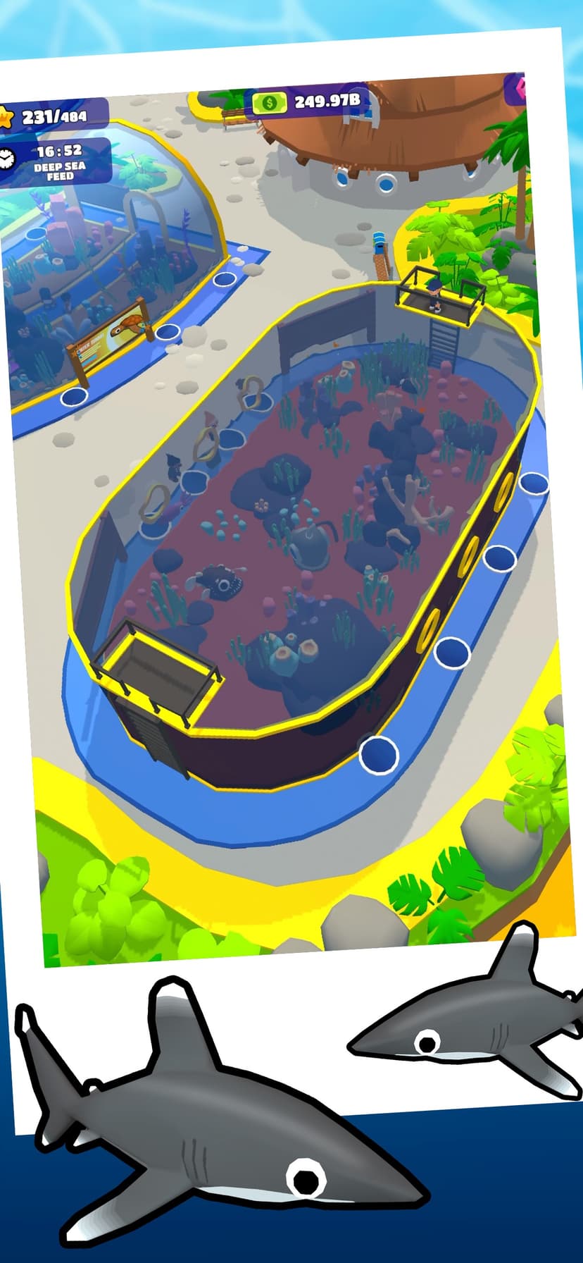 Idle Sea Park - Fish Tank Sim screenshot 4 - screenshot