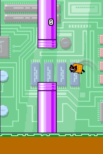 Flappy Nyan: flying cat wings screenshot 5 - screenshot