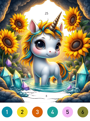 Fairytale Color by number game screenshot 13 - screenshot