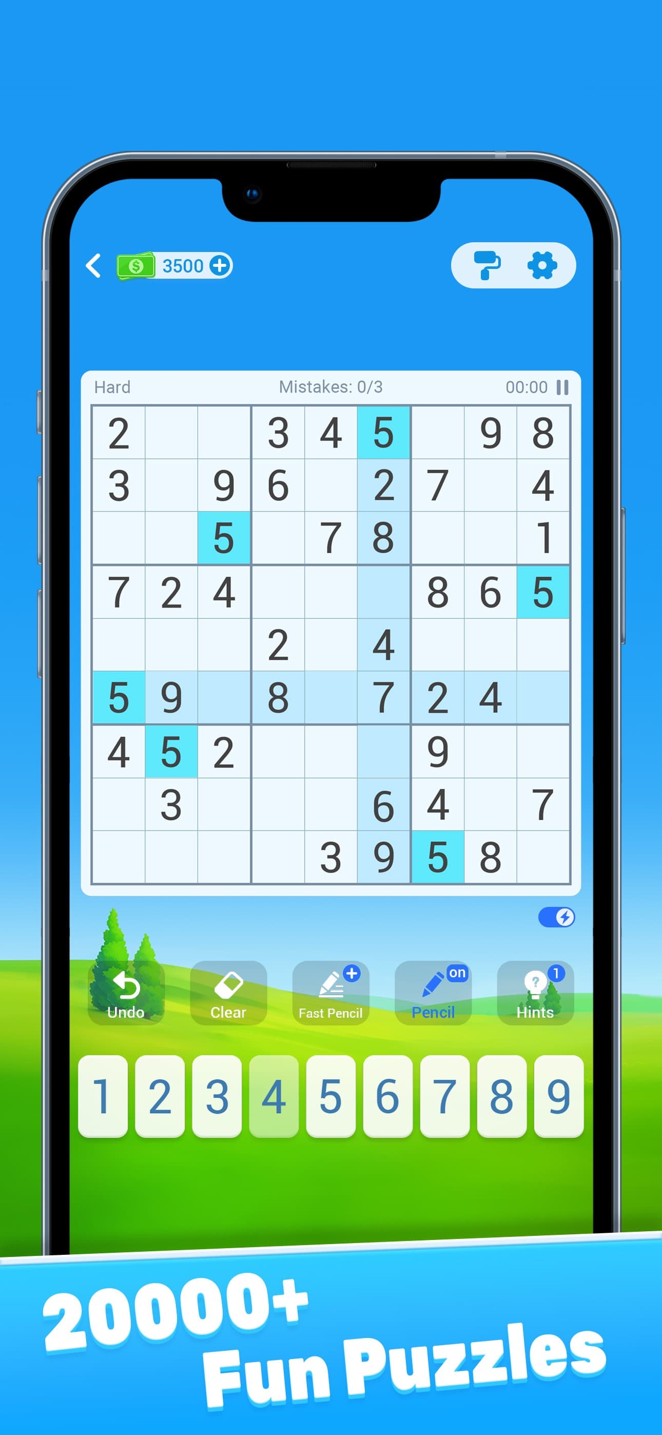 Sudoku: Train Brain Puzzles screenshot 1 - screenshot