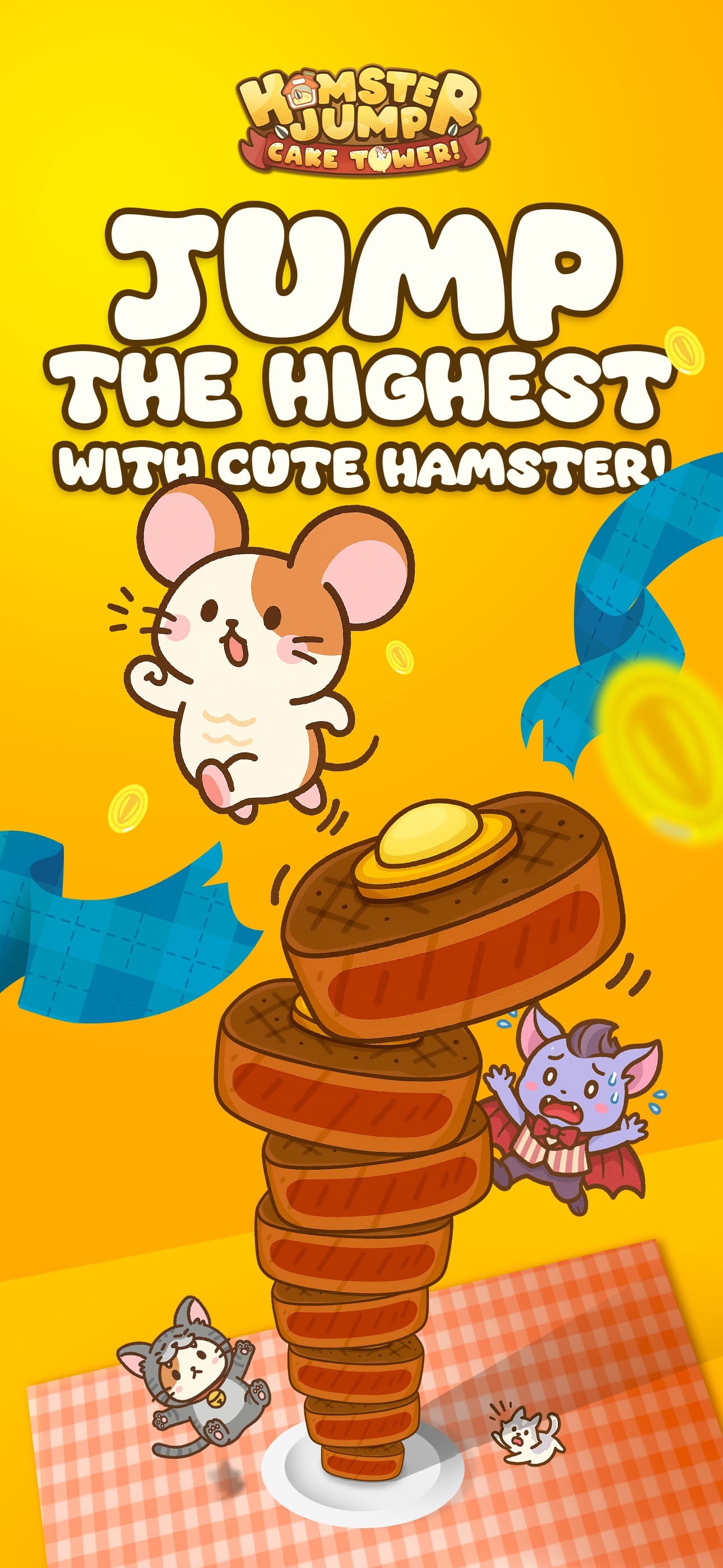 Hamster Jump: Cake Tower! screenshot 1 - screenshot