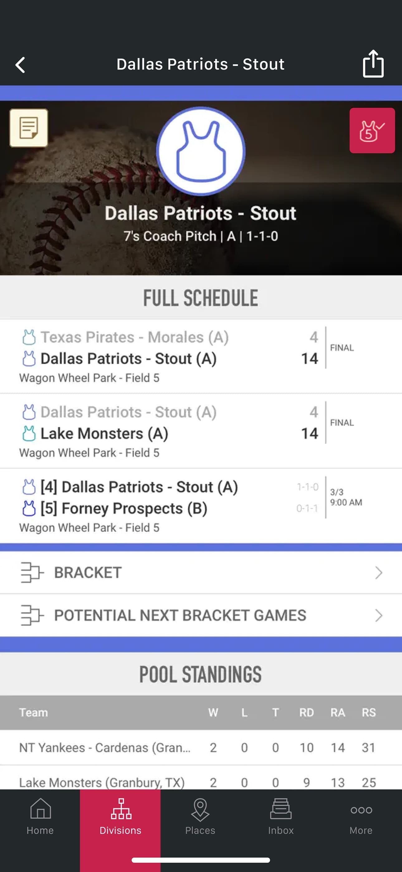 SportsEngine Tourney screenshot 1 - screenshot