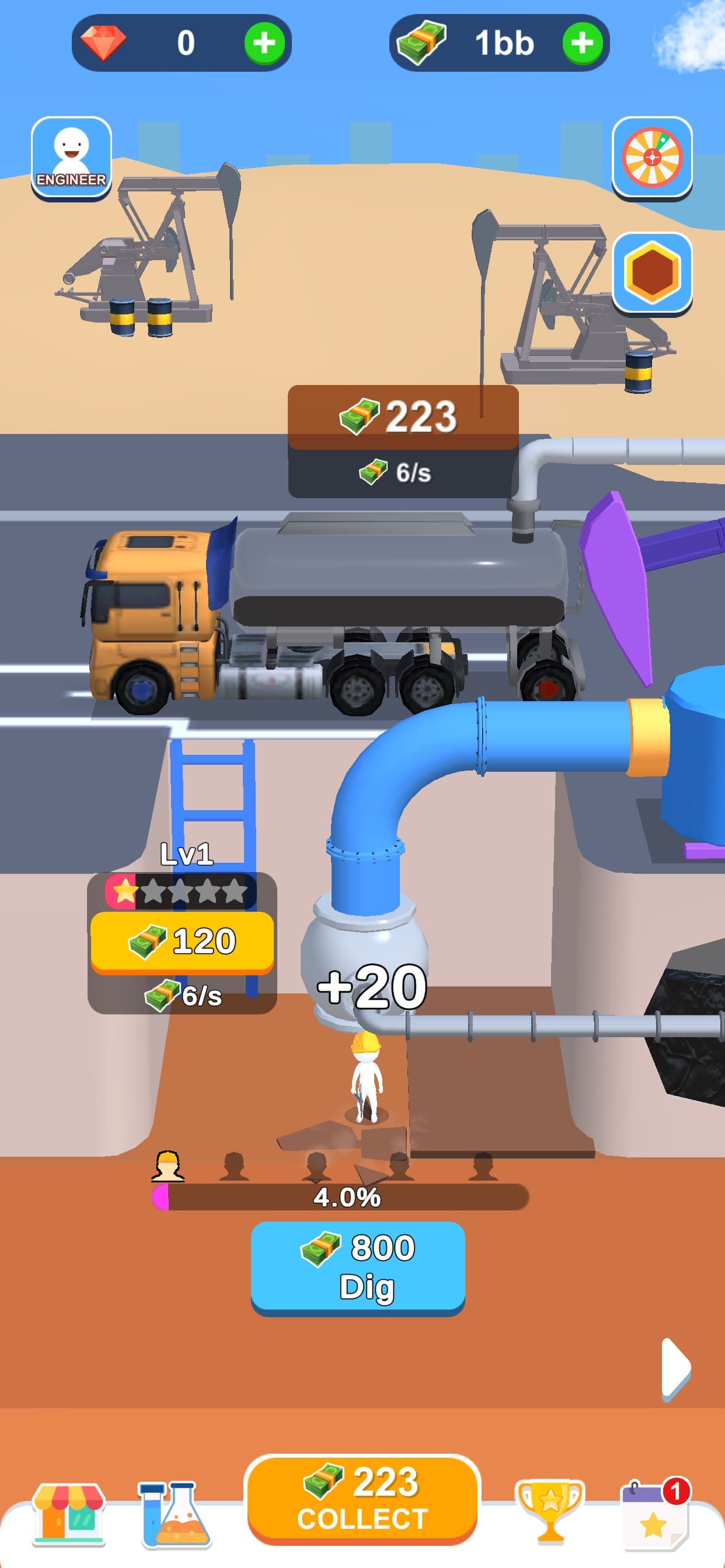 Idle Oil Well screenshot 1 - screenshot